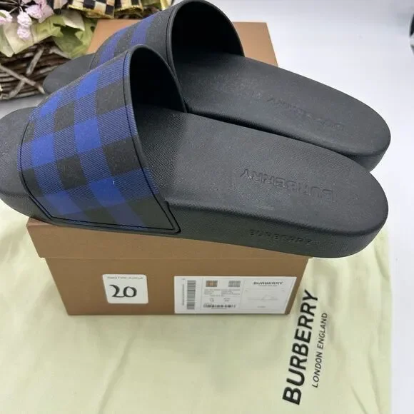 Men’s Burberry rubber pool, slides size 46 made in Italy - Picture 4 of 9